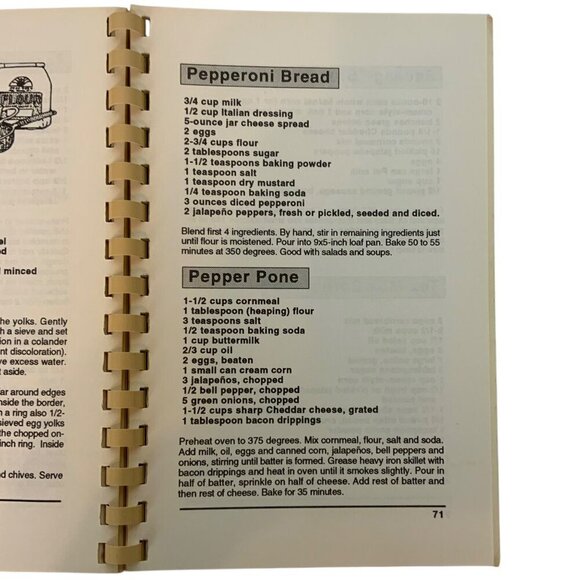 The Original Jalapeño Cookbook 1991 1st Print Steve Hodge & Company Spiral Bound - Picture 10 of 11